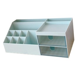 SEWACC 1Pc Decorative Storage Box Divided Drawer Organizer for Cosmetics Jewelry Sundries Modern Vanity Decor for Clean Tidy Dressing Table Storage