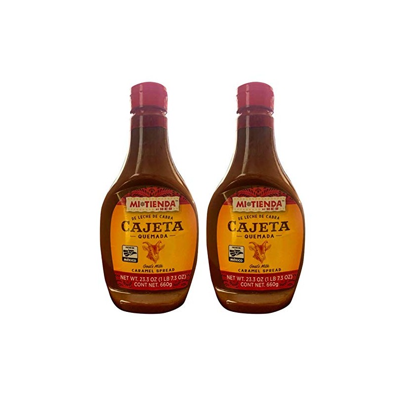 Mi Tienda Cajeta Quemada Sauce/Spread with Real Goat Milk, Squeezable