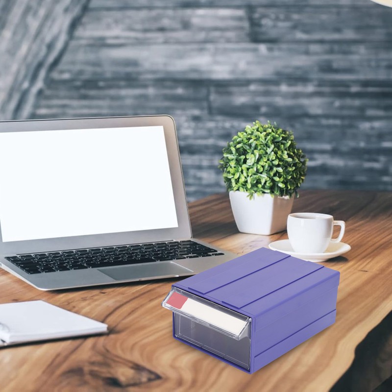 Drawer Storage Box 205x135x78mm Modular Stackable Plastic Parts Organizer with