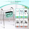 Rhino Valley Walker Basket, Large Capacity Basket for Walkers with