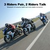 BETOWEY Motorrad Headset Intercom, BT-S3 Freisprechanlage Helm Gegensprechanlage Bluetooth Motorrad