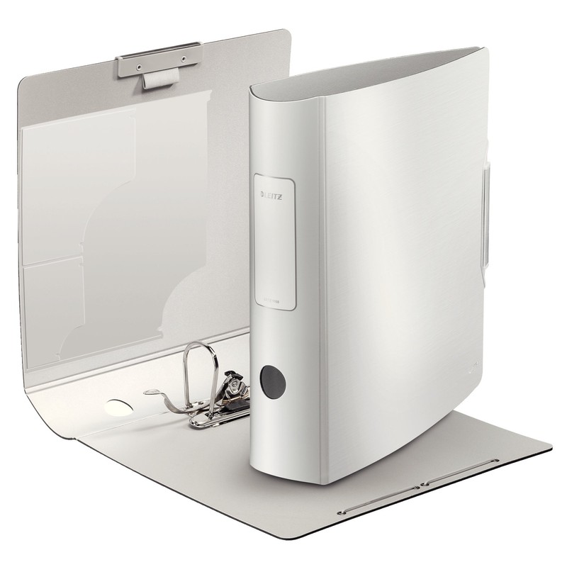 Leitz Lever Arch File, Arctic white, A4, Curved spine 8.2