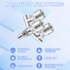 Triple Pressure Washer Tips, 3-in-1 Power Washer Nozzle, 3 Nozzle