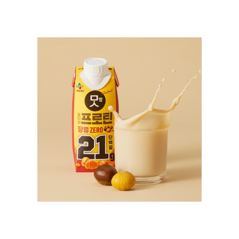 CJ CheilJedang Altive Protein Sugar ZERO Chestnut Flavor 250ml x