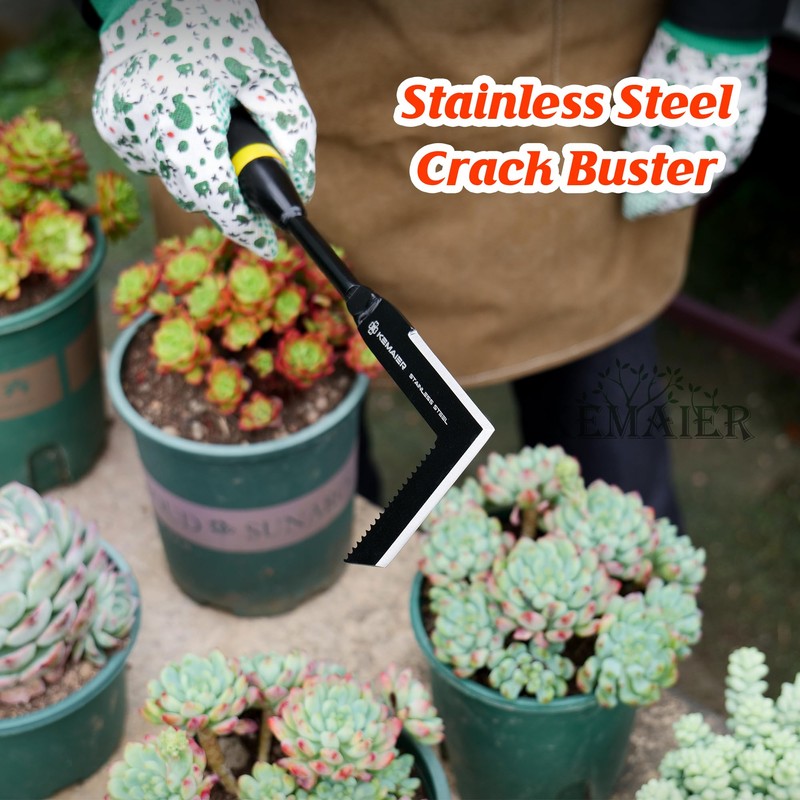 Kemaier Garden Tool Set - Featuring a Heavy-Duty Stainless Steel