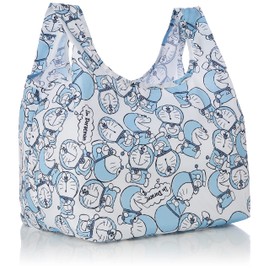 Marushin Mini Eco Bag, Doraemon, Colors Blue, 290500 3500, H 13.0 x W 9.8 x D 7.9 inches (33 x 25 x 20 cm) (when stored: 3.1 x 3.9 inches (8 x 10 cm)