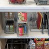 Simple Houseware 2-Tier Spice Rack Slide Out Wire Basket Drawer
