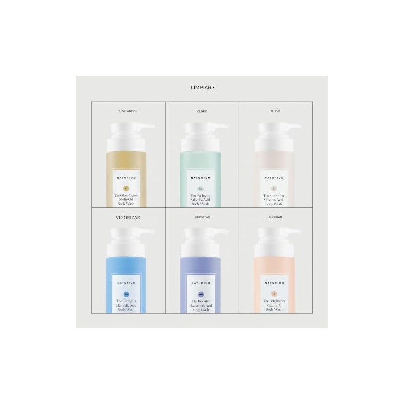 Naturium The Glow Getter Multi Oil Body Wash Gel Corporal