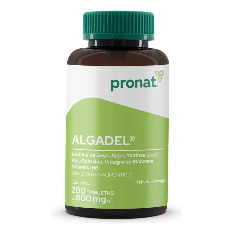 Suplemento Algadel Lecitina De Soya (200 Tabletas) - Pronat Sabor