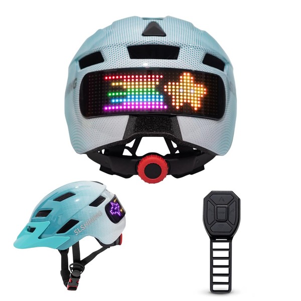 Docgari Kids Helmet - Toddler Bike Helmet with LED Turnning/Stop