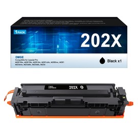 202X Toner Cartridges Black - High Yield 1 Pack Compatible Replacement for HP 202X 202A Work with Color Laserjet Pro MFP M281fdw Toner, M281cdw Toner Cartridges, Color Laserje Pro M254 | CF500X
