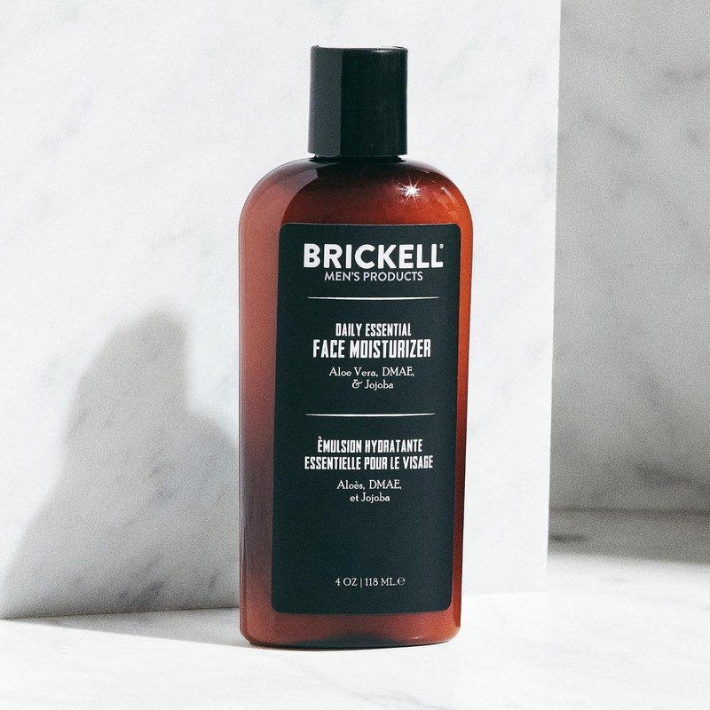 Brickell Men's Products Daily Essential Face Moisturizer, 4 Ounce