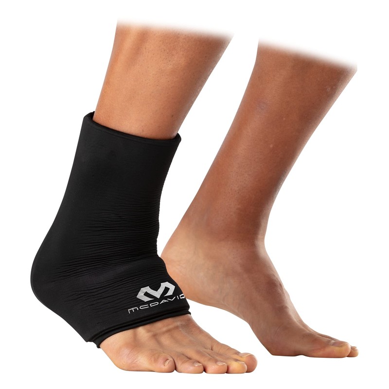 McDavid MD Flex Ice Therapy Ankle Comp Sleeve-Black-S/M