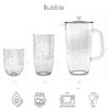 TarHong Bubble Pitcher with Lid, Clear, 100 oz., Premium Plastic