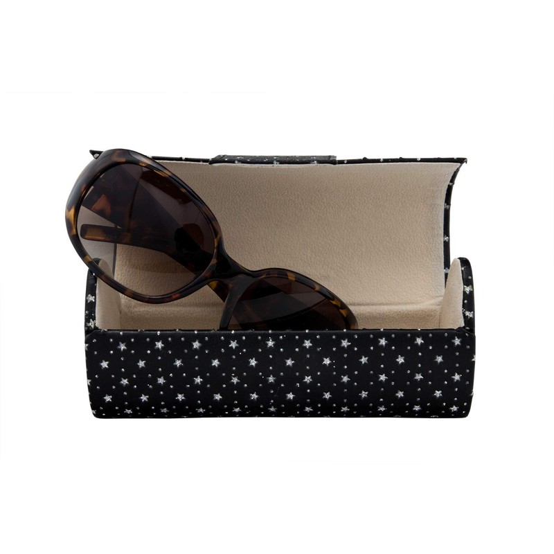 Mukojima 70C083-2 Sunglasses Glasses Case Semi-Hard Magnet Type Star Pattern