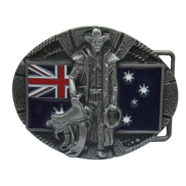 LKMY Vintage Men's Indian Belt Buckle Western Belt Cowboy Belt Buckle for Men - d