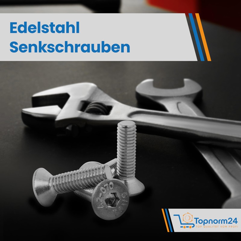 Topnorm24 - Countersunk Screws Stainless Steel M8 x 25 mm