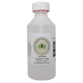 Food Grade Hydrogen Peroxide - 12% (11.99%) - 1100ml | Pure Unstabilized H2O2 (H-O-O-H)