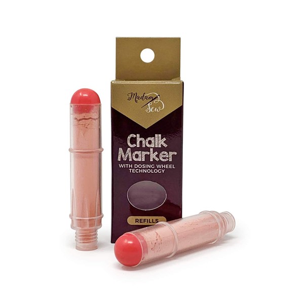 Madam Sew Chalk Fabric Marker Refill Cartridges – Quick, Clean,