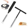 WEIWUXIAN Set of 2 Baking Cooking Baking Tools, Stainless Steel