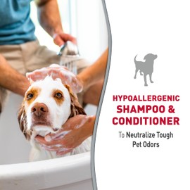 Nature's Miracle Nature’s Miracle Hypoallergenic Shampoo & Conditioner for Dogs, 16 Oz, Unscented