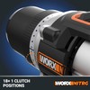 Worx Nitro 20V Cordless 1/2" Drill Driver With Brushless Motor,