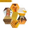 Bee Wax Foundation for Bee Frames, 15 Pcs Bee Foundation