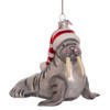 Kurt S. Adler NBX0011 Single Ornament, Gray, Red, White