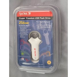 SanDisk NEW San Disk Cruzer Freedom USB Flash Drive  256MB (Windows 2000/XP only)