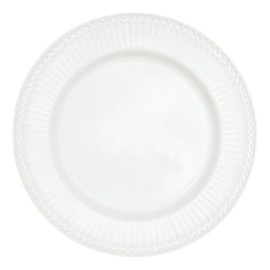 GreenGate Alice White Dinner Plate