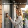 1 Pack Magnetic Brass Doorbell, Clear Sound Door Chime, Hands-Free
