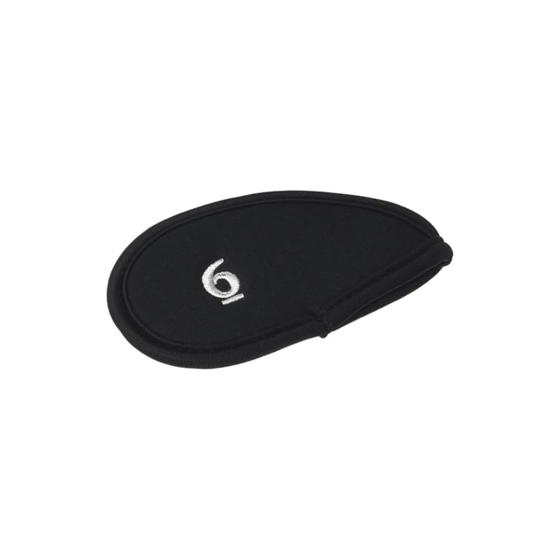 Daiya Golf Iron Cover 411, Sold Individually, Black [6] HC-411