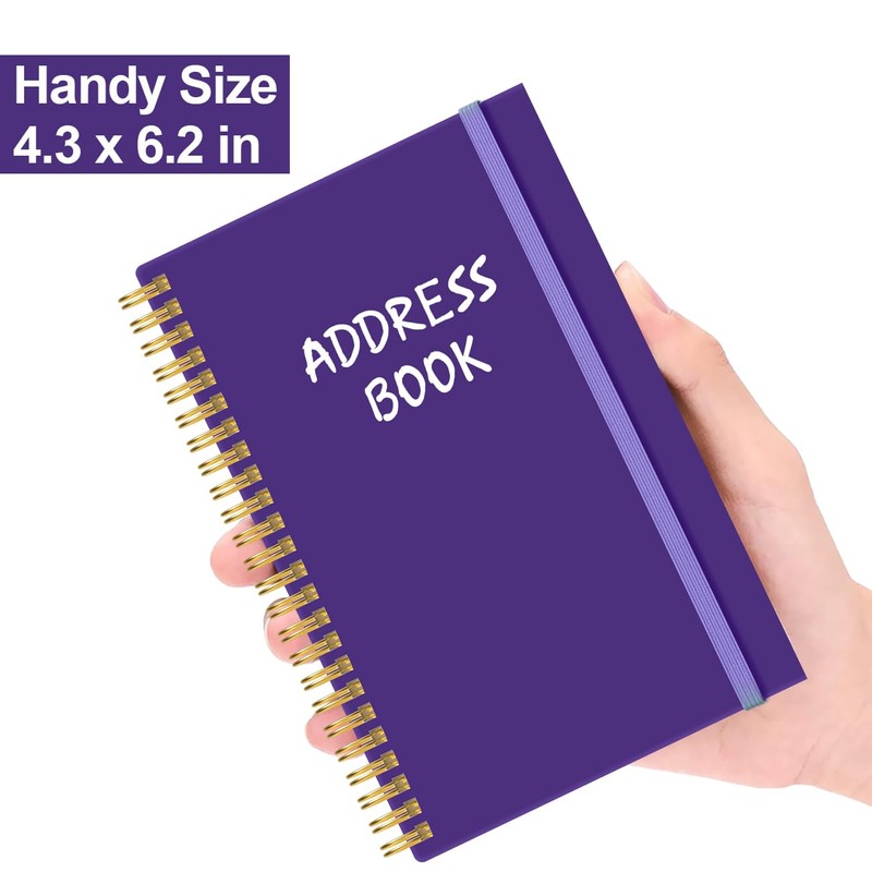 Address Book with Alphabetical Tabs - Telephone & Address Book