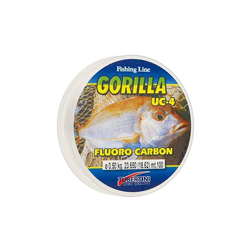 Tubertini Monofilament Gorilla UC-4 Fluorocarbon 0.45 mm - 100 mt