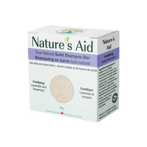 Nature's Aid Solid Shampoo Bar Lavender Rosemary 70g