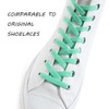 VSUDO VSUDO 160cm Length Flat Mint Green Trainers Shoelace, 8mm