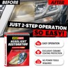 XPERTCHEMY Headlight Restorer Kit,Fast-2 Step Process Headlight Restoration Kit for