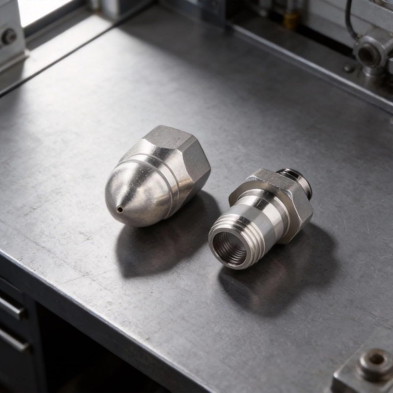 High Pressure Sewer Jet Nozzle 6cm Stainless Steel