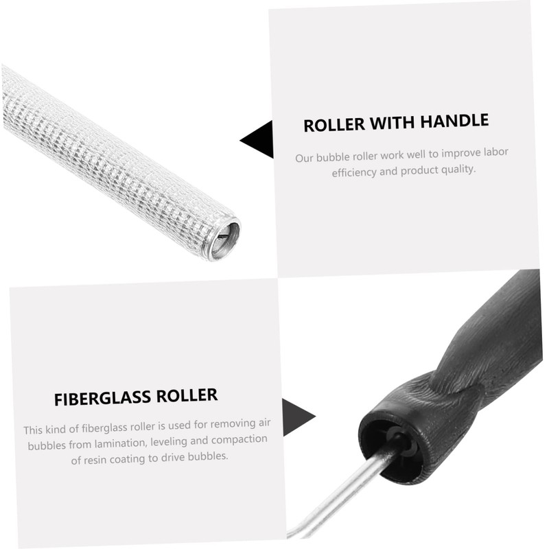 SHINEOFI Bubble Roller Tool Fiberglass Laminating Tool Quick Release Bubble