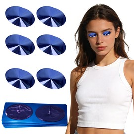 Iiglunatic Tanning Goggles, Tanning Eye Protection 50pairs - Latex-Free Disposable for Stand-Up Tanning Beds, Salon & Home Use_Dark blue