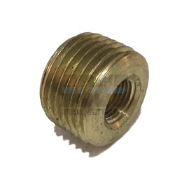 EDGE INDUSTRIAL Brass REDUCING FACE Bushing 1/2" Male NPT X 1/8" Female NPT Fuel/AIR/Water/Oil/Gas WOG (Qty 01)