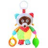 MEERO LONDON RC2201 Racoon Soft Newborn Activity Toy with Teether,Baby