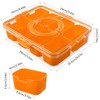 Divided Serving Tray with Lid and Handle - Snackle Box