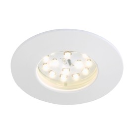 Briloner LED, Small mounting Depth, 230V, Ceiling Light, Downlight, Bathroom recessed lamp, Integrated, 5 W, White