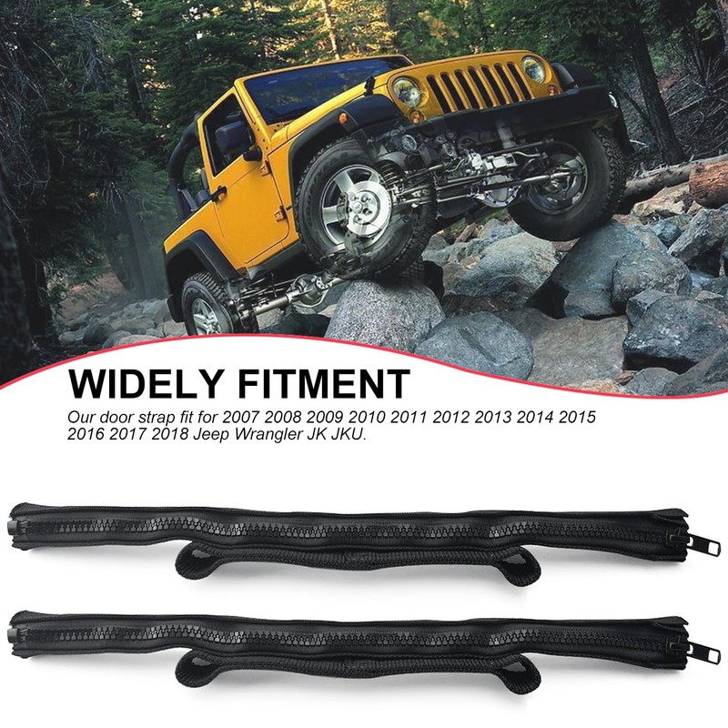 ROMASO Door Strap for Jeep,Door Limiting Strap,Heavy Duty Door Check