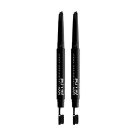NYX PROFESSIONAL MAKEUP Fill  Fluff Eyebrow Pomade Pencil, Espresso, 2 Pack                                                                           