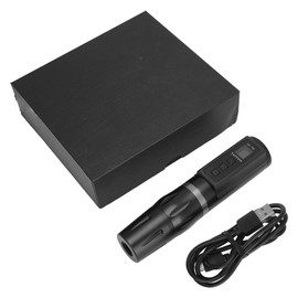 Cordless Tattoo Pen Machine Aluminum Alloy Frame Digital Display High Speed Tattoo MachineGrey