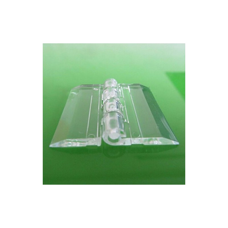 50pcs of 25X33mm Clear Acrylic Hinge, PMMA Perspex Transparent Folding