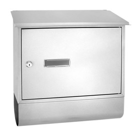 SereneLife Modern Large Capacity Mailbox | Lockable Wall Mount Mail Box | Made from Galvanized Metal to Protect from The Elements & Theft | Great for Small Packages & Envelopes | 2 Keys