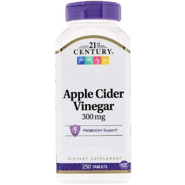 21St Century Apple Cider Vinegar 300Mg 250 Tablets